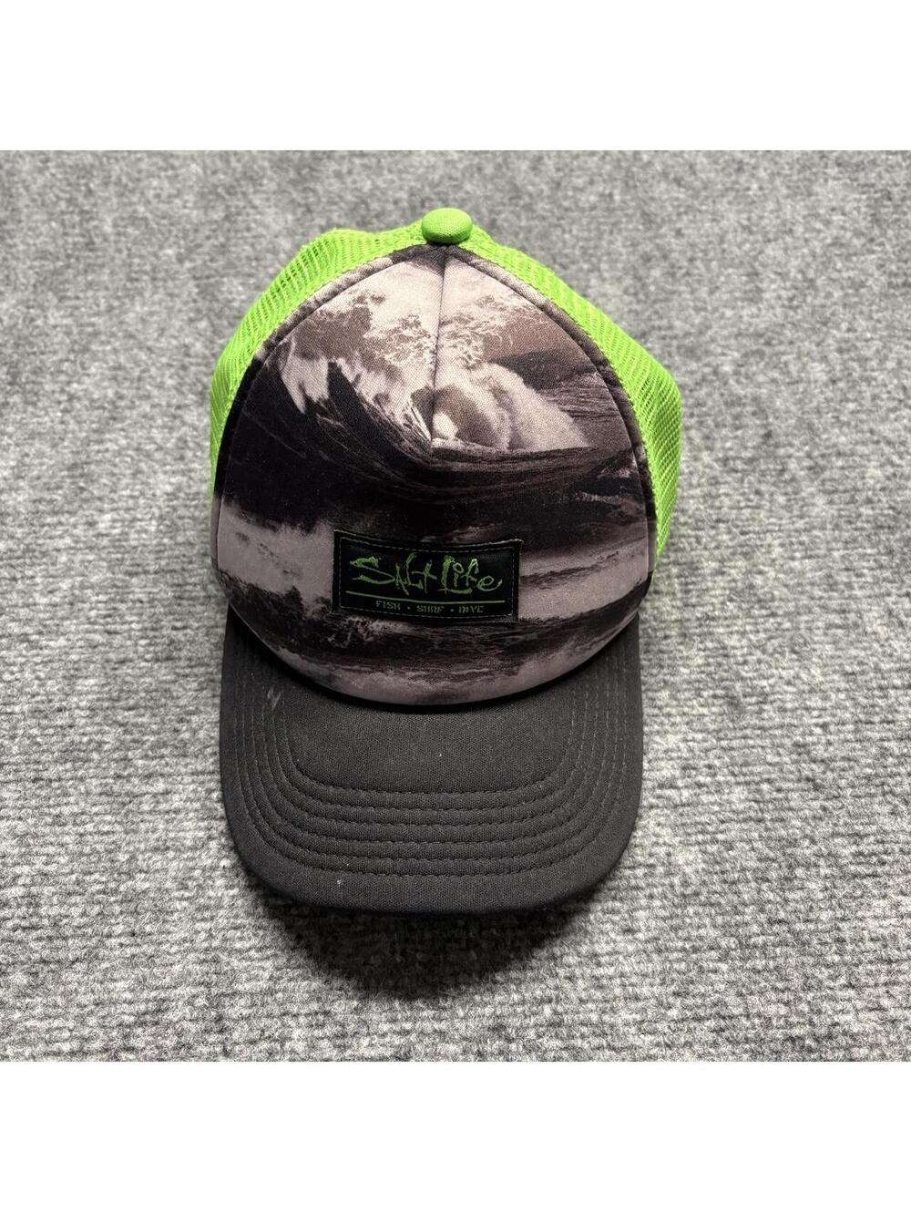 Salt Life Men's Green and Multi Hat